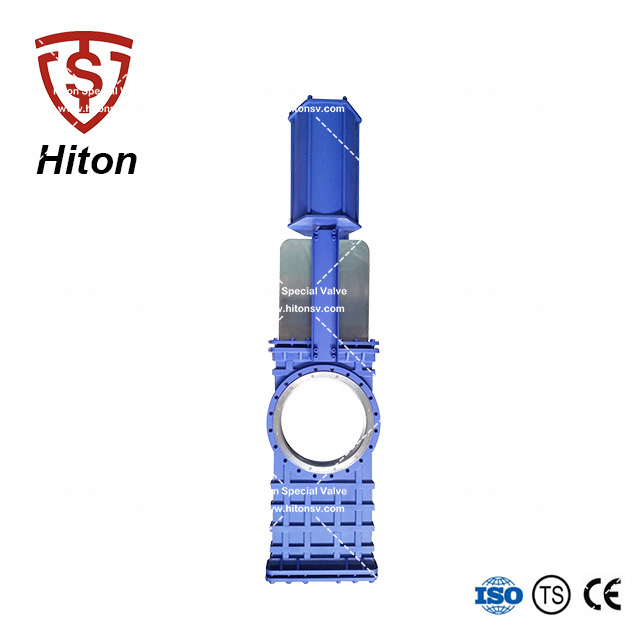 Flange-less O-port Knife Valve