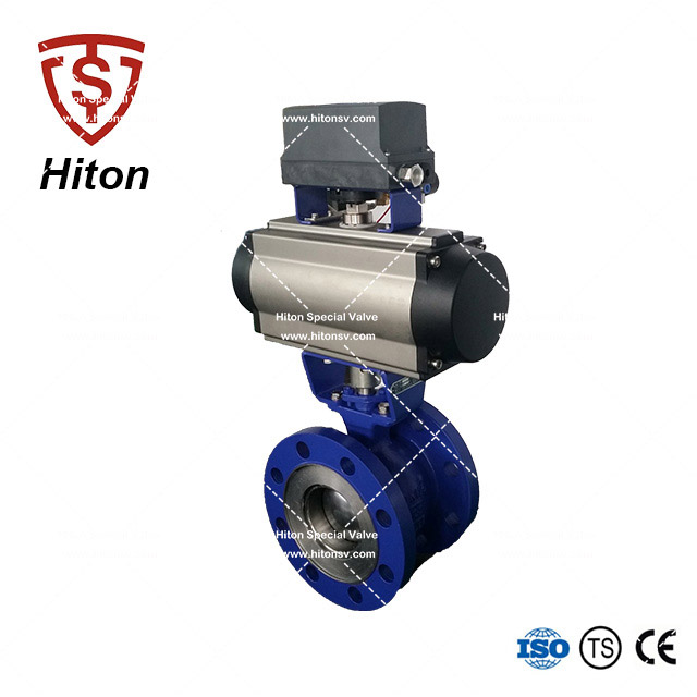 Electric V notch Ball Valve