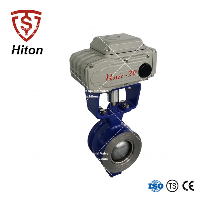 WCB Electric V port Ball Valve